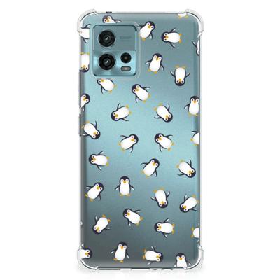 Doorzichtige Silicone Hoesje voor otorola Moto G72 Pinguïn