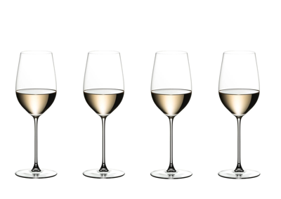 Riedel Wijnglazenset - Witte Wijnglazen - Veritas - Riesling - 400 ml - 4 Stuks