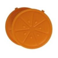 2x stuks ijsblokjes sinaasappel herbruikbaar - thumbnail