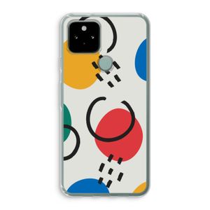 Illustratieve pop 3: Google Pixel 5 Transparant Hoesje
