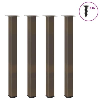 Bartafelpoten 4 st 100-102 cm staal naturel