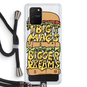 Big Macs Bigger Dreams: Samsung Galaxy S10 Lite Transparant Hoesje met koord