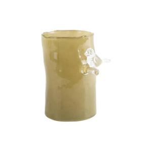 present time - Vase Bird On Branch Small