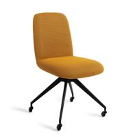 Jesper Home Eetkamerstoel 'Taiwa' Glide Black, kleur Groovy Garam