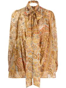 ZIMMERMANN blouse Sensory à motif cachemire