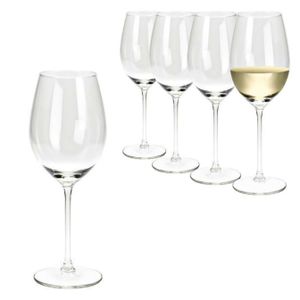 Set van 8x stuks wijnglazen - glas - 410 ml