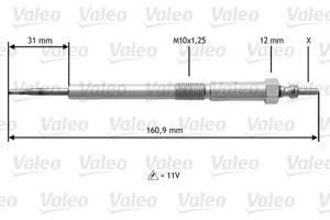 Valeo Gloeibougie 345217