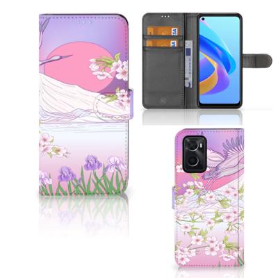 OPPO A76 | A96 | Telefoonhoesje | Met pasjeshouder | Bird Flying