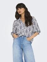 Only Onlraya 3/4 Shirt Wvn Noos T-shirts Night Sky Ocean Graphic