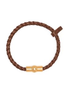 Mulberry bracelet Iris en cuir tressé - Marron