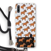 Pony: Samsung Galaxy A70 Transparant Hoesje met koord Pony: Samsung Galaxy A70 Transparant Hoesje met koord
