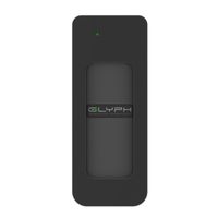 Glyph 2TB Black Atom SSD USB C(3.2Gen2)/compat. w/USB 3.0/Thunderbolt 3