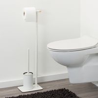 Toiletbutler - Toiletrolhouder / Toiletborstel met houder vrijstaand Sealskin Brix Wit - thumbnail