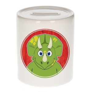 Dieren spaarpot dinosaurier voor kinderen 9 cm