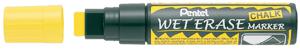 Viltstift Pentel SMW56 krijtmarker geel 8-16mm