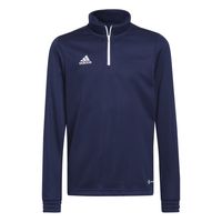 adidas Entrada 22 Trainingstrui Kids Donkerblauw Wit - thumbnail