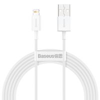 Baseus CALYS-C02 mobiele telefoonkabel Wit 2 m USB A Lightning