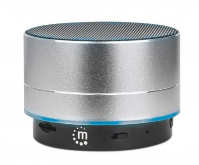 MANHATTAN Metallic LED-Bluetooth«-Speaker zilver MANHATTAN Metallic LED-Bluetooth«-Speaker zilver