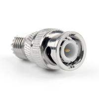 BNC Male + mini UHF vrouwelijke connector RF coaxiale adapter