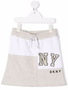 Dkny Kids jupe à logo bicolore - Tons neutres