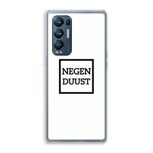 Negenduust vierkant: Oppo Find X3 Neo Transparant Hoesje