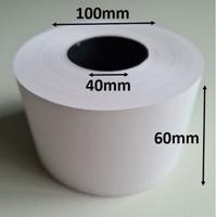 Thermorol 60x100x40 mm wit BPA-vrij