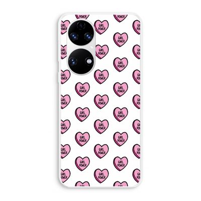 GIRL POWER: Huawei P50 Transparant Hoesje