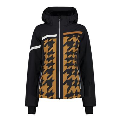 CMP Zip Hood Wintersportjas Dames Avena-Nero D40