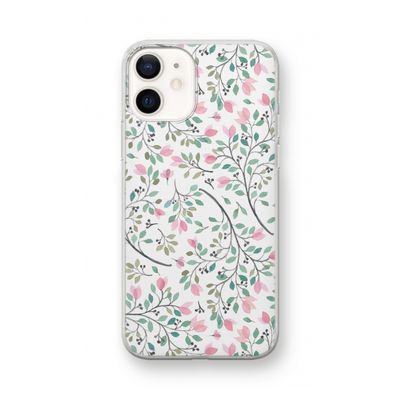 Sierlijke bloemen: iPhone 12 mini Transparant Hoesje