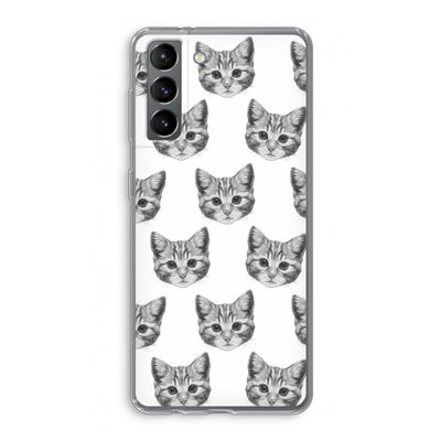 Kitten: Samsung Galaxy S21 Transparant Hoesje