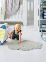 Badstof mat voor babykamer grijs licht Badstof mat voor babykamer grijs licht