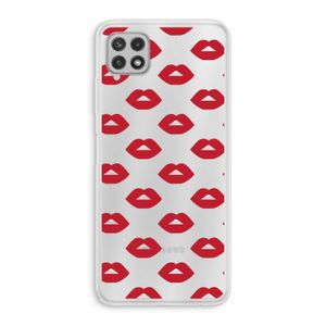 Lips: Samsung Galaxy A22 4G Transparant Hoesje
