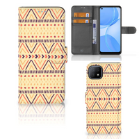 OPPO A73 5G Telefoon Hoesje Aztec Yellow - thumbnail