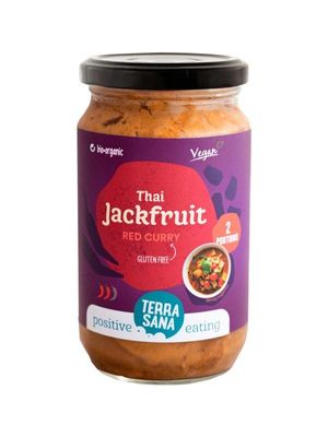 Terrasana Thaise rode curry jackfruit bio (300 gr)
