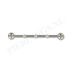 Industrial barbell met verdikkingen 32 mm