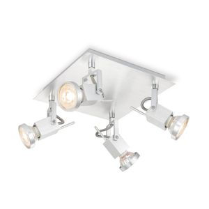 Home sweet home LED opbouwspot Cali 4L 22 cm - alu metaal