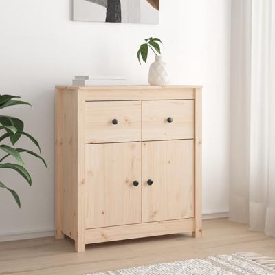 Dressoir 70x35x80 cm massief grenenhout