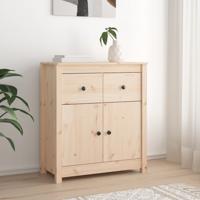 Dressoir 70x35x80 cm massief grenenhout