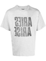 Aries t-shirt en coton à logo imprimé - Gris