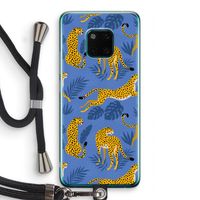 Luipaard: Huawei Mate 20 Pro Transparant Hoesje met koord