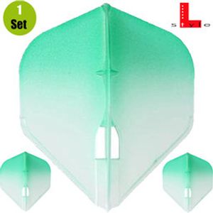 L-Style Flights L1 Two Tone Clear - Groen