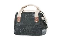 Basil bohème city bag - elegante groene hand-, schouder- en stuurtas voor dames, geschikt voor elektrische fietsen en stadsfietsen - zwart