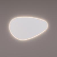 HIPP Design spiegel Basic Line Organisch - Indirecte LED Verlichting - 140 x 80 x 3 cm - met Spiegelverwarming en Infrarood Sensor Dimmer