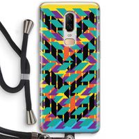 Skew Bee 1: OnePlus 6 Transparant Hoesje met koord