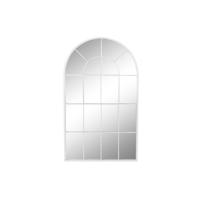 Wandspiegel DKD Home Decor Wit Kristal Ijzer Venster 70 x 2,5 x 120 cm