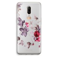 Mooie bloemen: OnePlus 6 Transparant Hoesje