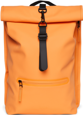 Rains Buckle Rolltop rugzak (Basiskleur: oranje, Type logo: nieuw Rains logo)