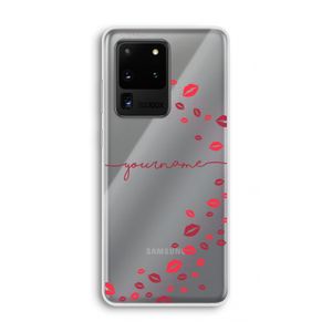 Kusjes: Samsung Galaxy S20 Ultra Transparant Hoesje