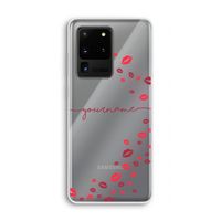 Kusjes: Samsung Galaxy S20 Ultra Transparant Hoesje