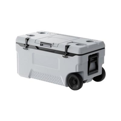 VEVOR draagbare, geïsoleerde koelbox, oprolbaar met bekerhouder, 74 liter (120 blikjes)